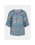 Zizzi Блуза V00040E Син Loose Fit - Pepit.bg
