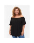 Zizzi Блуза V00040S Черен Loose Fit - Pepit.bg