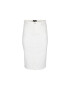 Zizzi Дънкова пола J10771A Бял Regular Fit - Pepit.bg