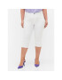 Zizzi Дънкови шорти O10305H Бял Slim Fit - Pepit.bg