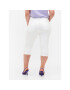 Zizzi Дънкови шорти O10305H Бял Slim Fit - Pepit.bg