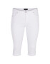 Zizzi Дънкови шорти O10305H Бял Slim Fit - Pepit.bg