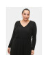 Zizzi Ежедневна рокля CA02376F Черен Regular Fit - Pepit.bg