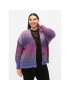 Zizzi Кардиган M61214A Виолетов Regular Fit - Pepit.bg
