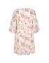 Zizzi Лятна рокля CA06015A Бял Regular Fit - Pepit.bg