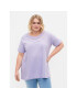 Zizzi Тишърт V50220A Виолетов Regular Fit - Pepit.bg