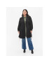 Zizzi Тренч M61025B Черен Regular Fit - Pepit.bg