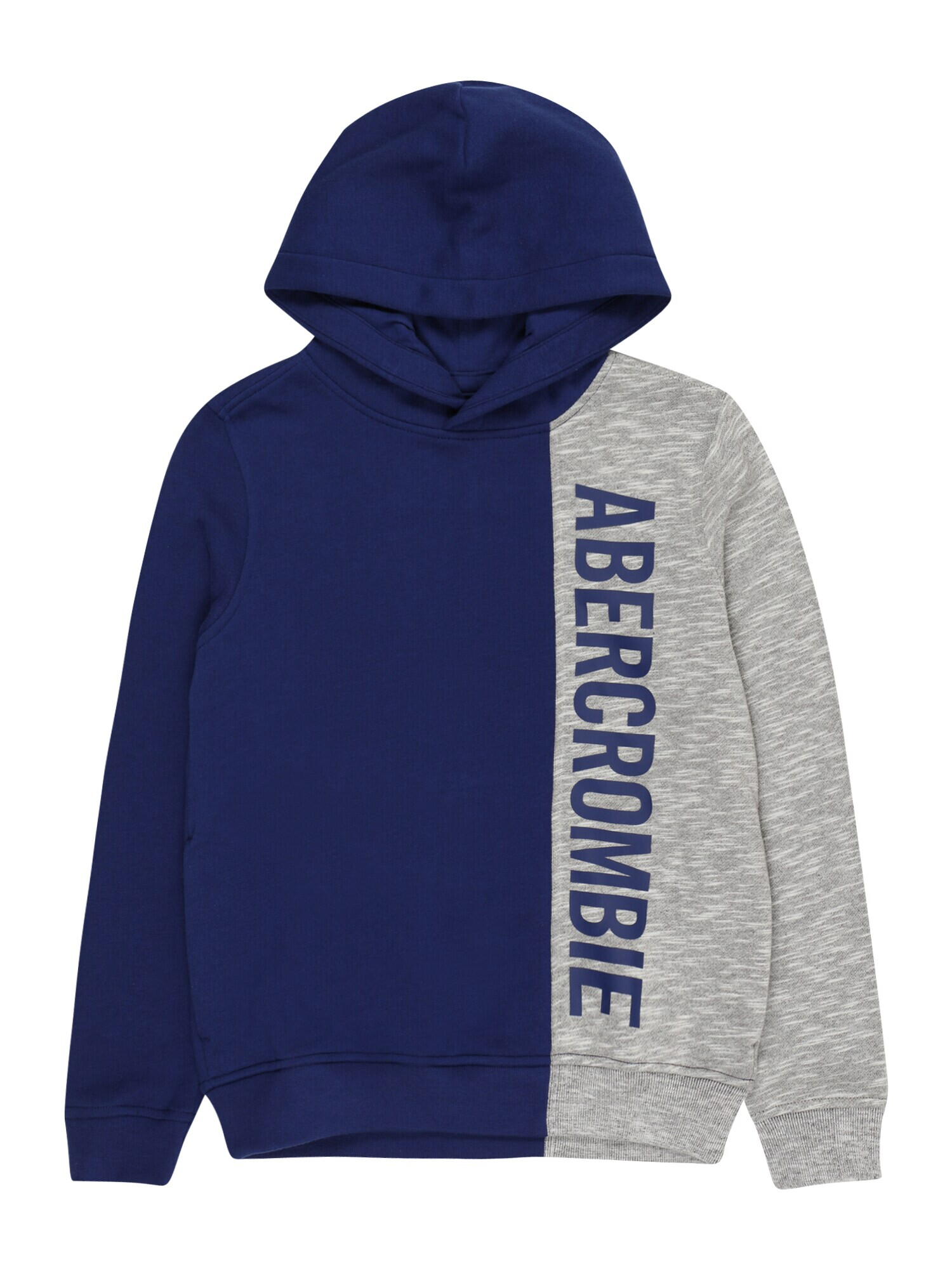 Abercrombie & Fitch Суичър морскосиньо / сиво - Pepit.bg