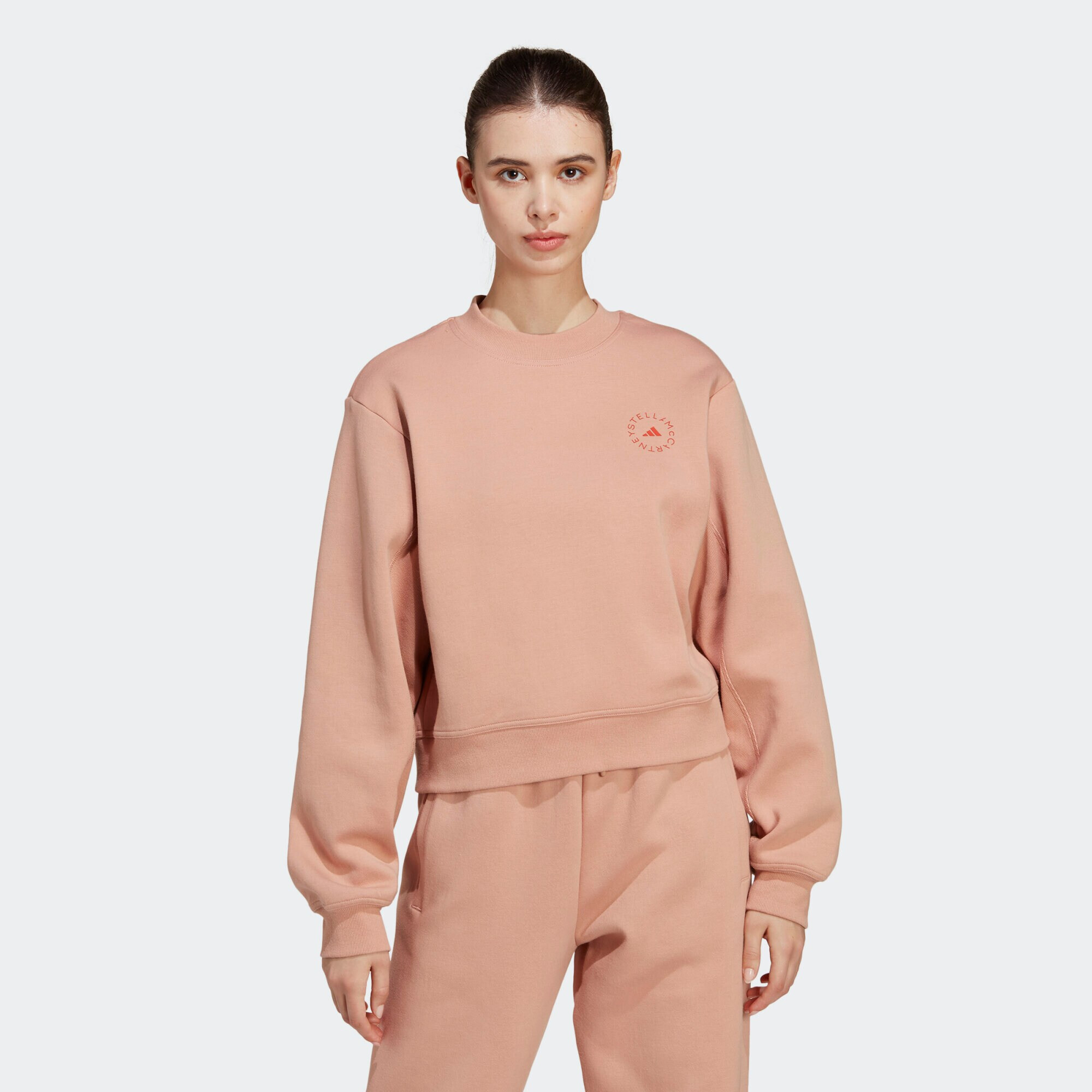 ADIDAS BY STELLA MCCARTNEY Спортен блузон бледорозово - Pepit.bg