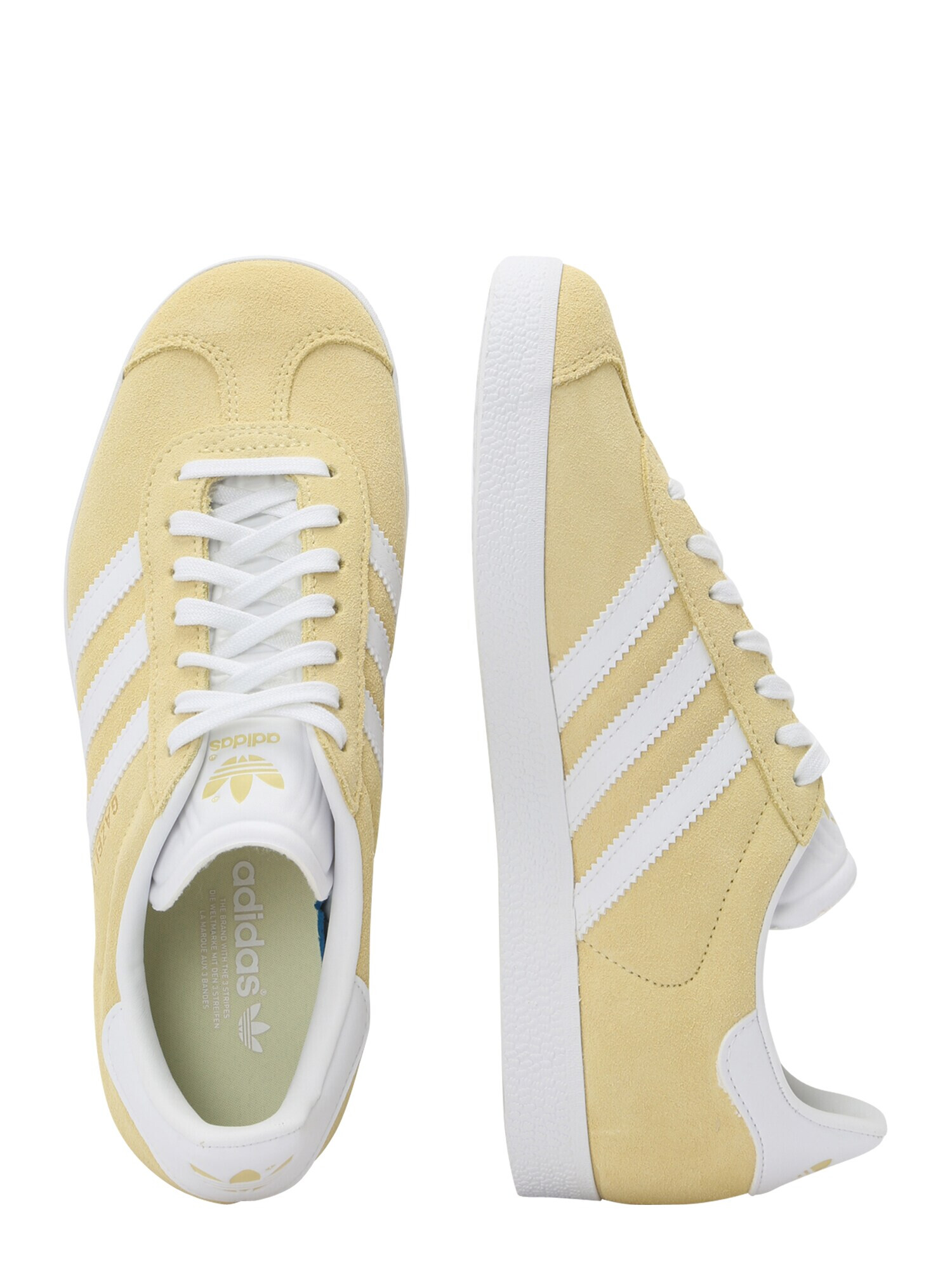 ADIDAS ORIGINALS Ниски маратонки 'Gazelle' светложълто / бяло - Pepit.bg