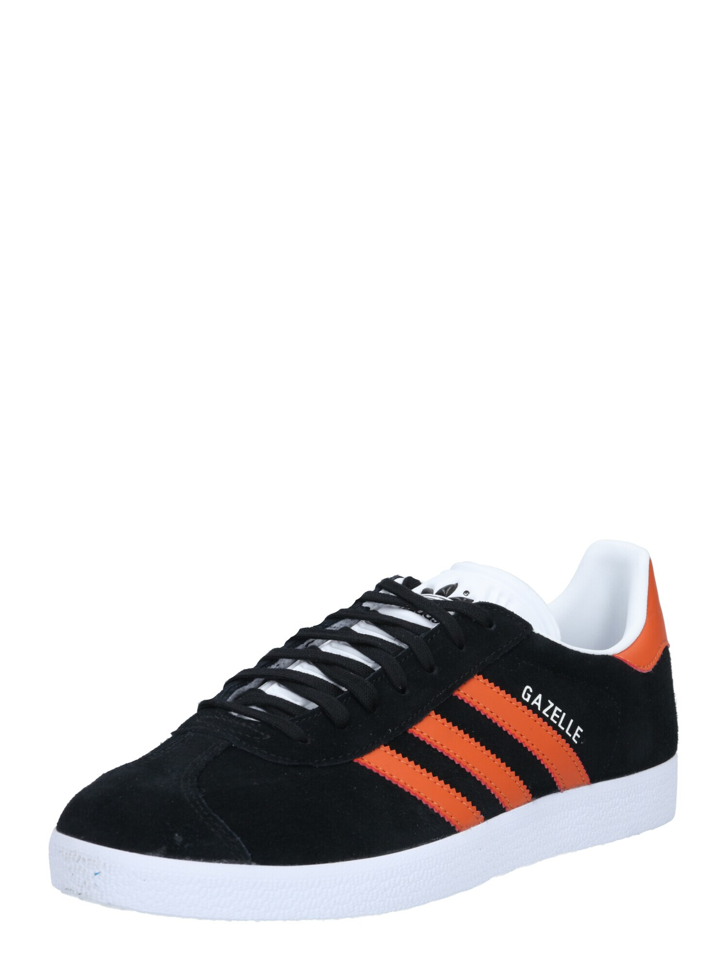 ADIDAS ORIGINALS Ниски сникърси 'Gazelle' черно / тъмнооранжево / бяло - Pepit.bg