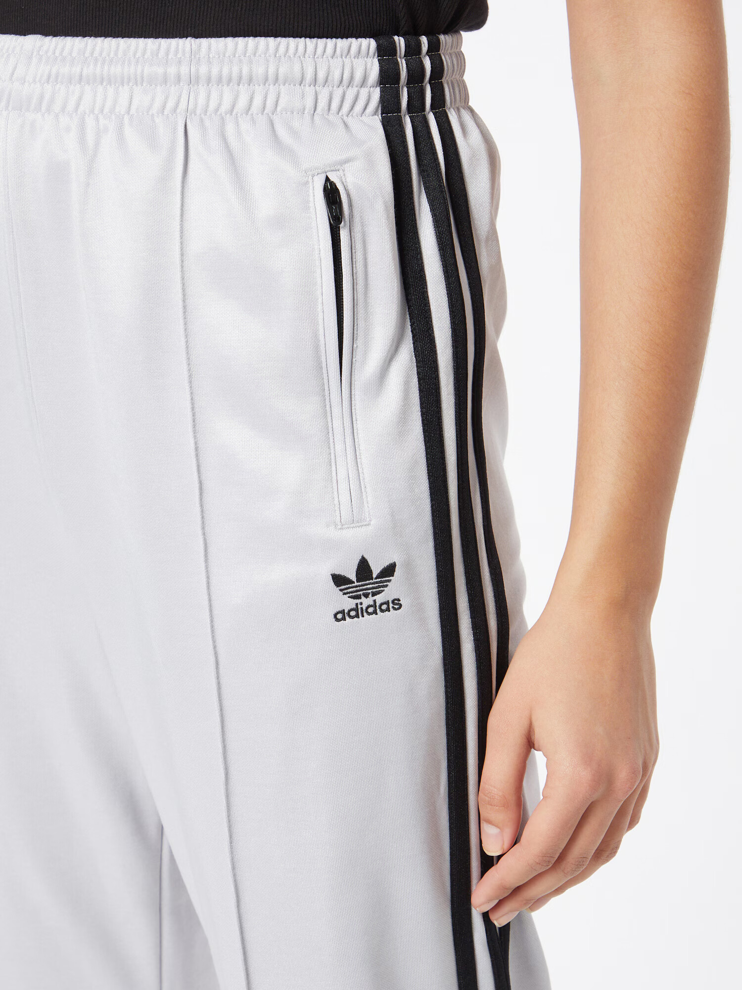 ADIDAS ORIGINALS Панталон черно / сребърно - Pepit.bg