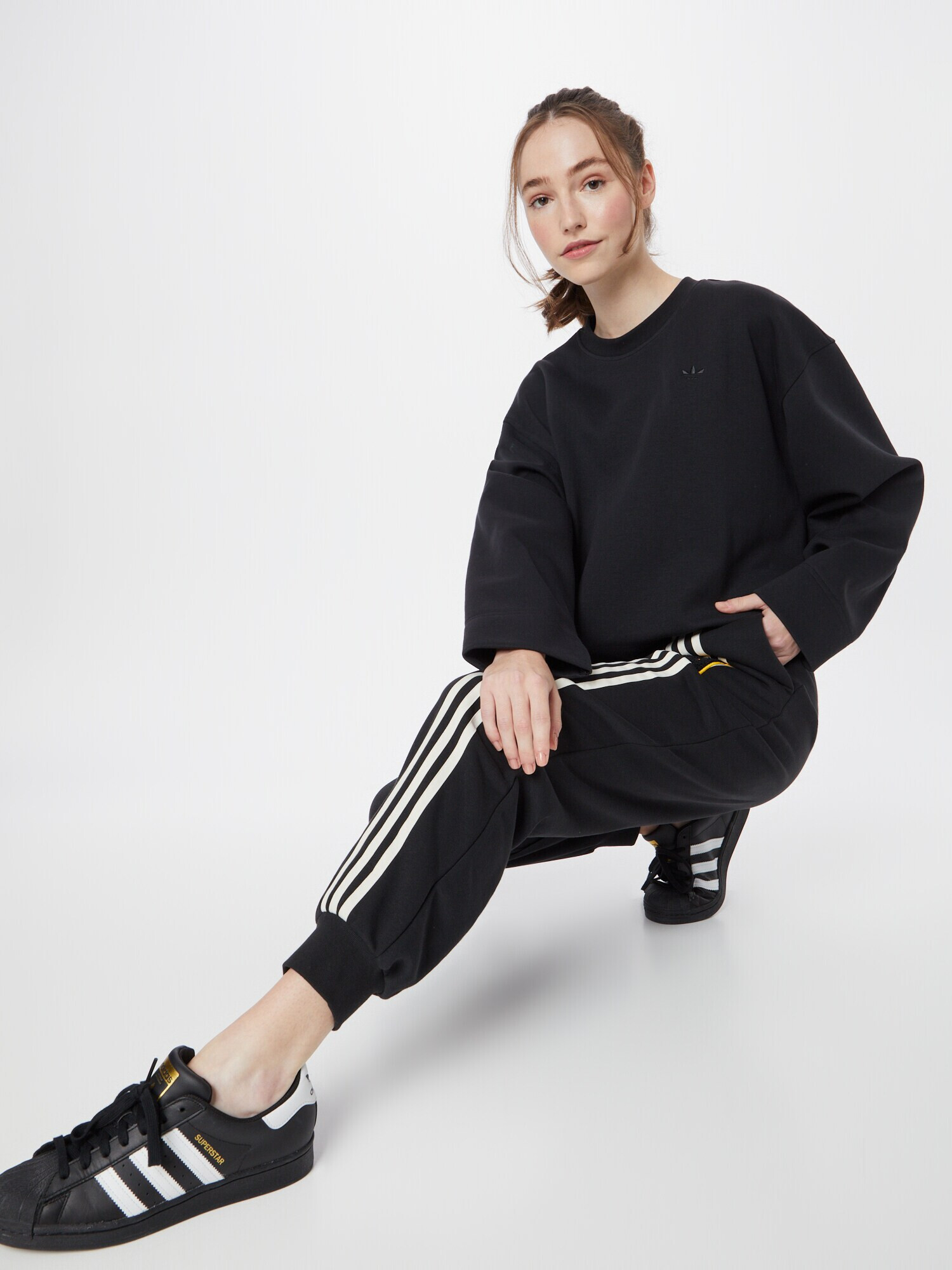 ADIDAS ORIGINALS Панталон '3-Stripes ' оранжево / черно / бяло - Pepit.bg