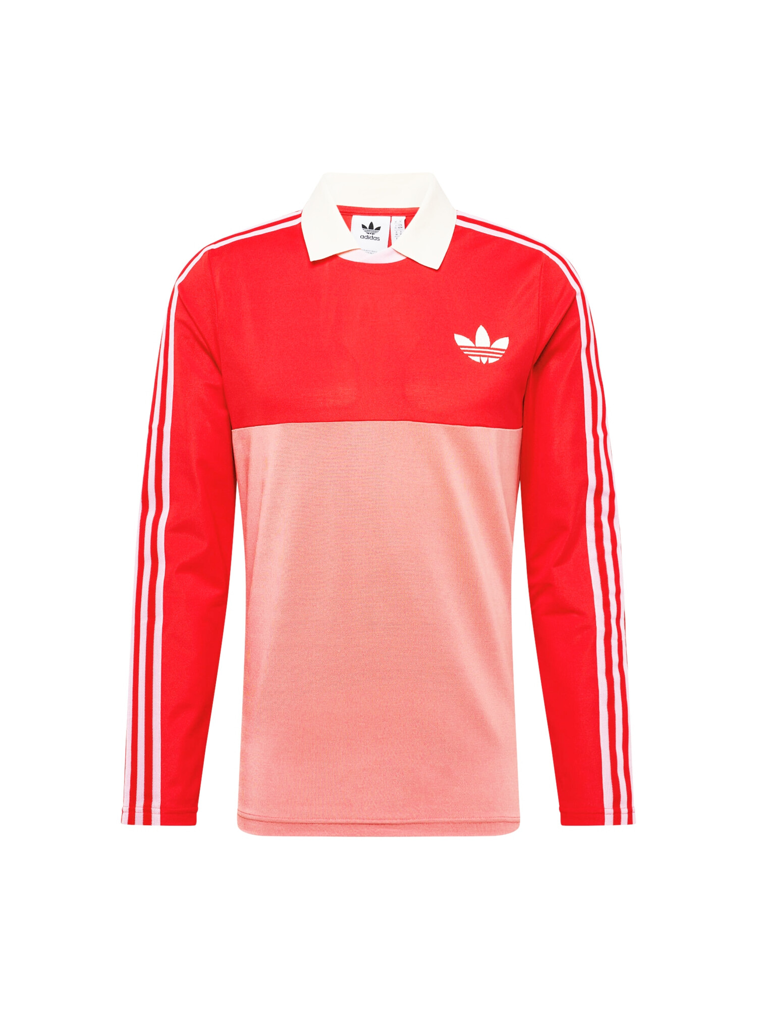 ADIDAS ORIGINALS Тениска 'Adicolor 70S Vintage' червено / пъпеш / бяло - Pepit.bg