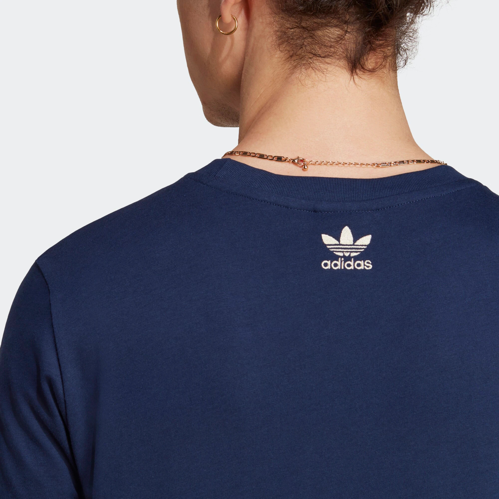 ADIDAS ORIGINALS Тениска 'Graphics Archive' индиго / бяло - Pepit.bg