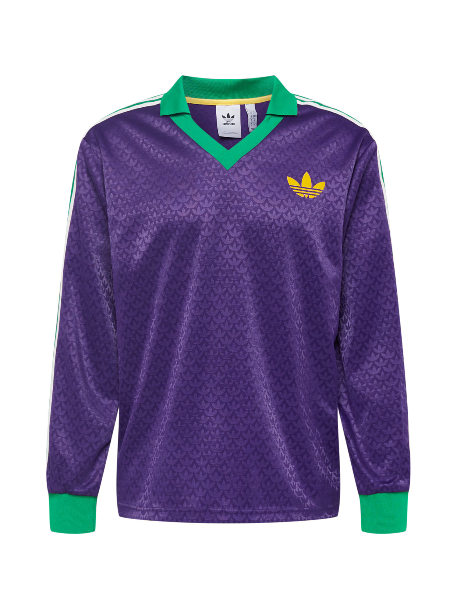 ADIDAS ORIGINALS Тениска жълто / светлозелено / тъмнолилаво / бяло - Pepit.bg