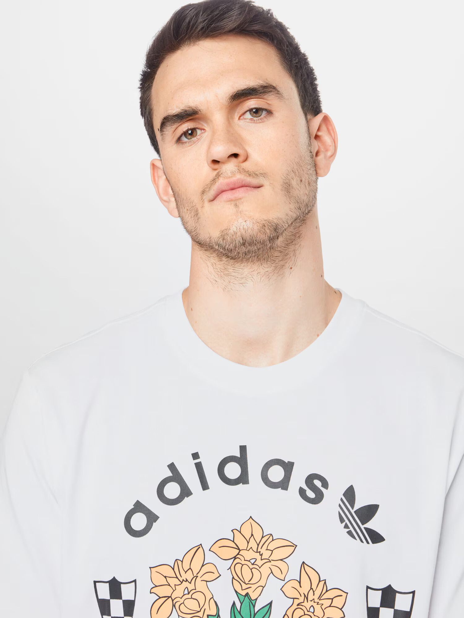 ADIDAS ORIGINALS Тениска жълто / зелено / черно / бяло - Pepit.bg