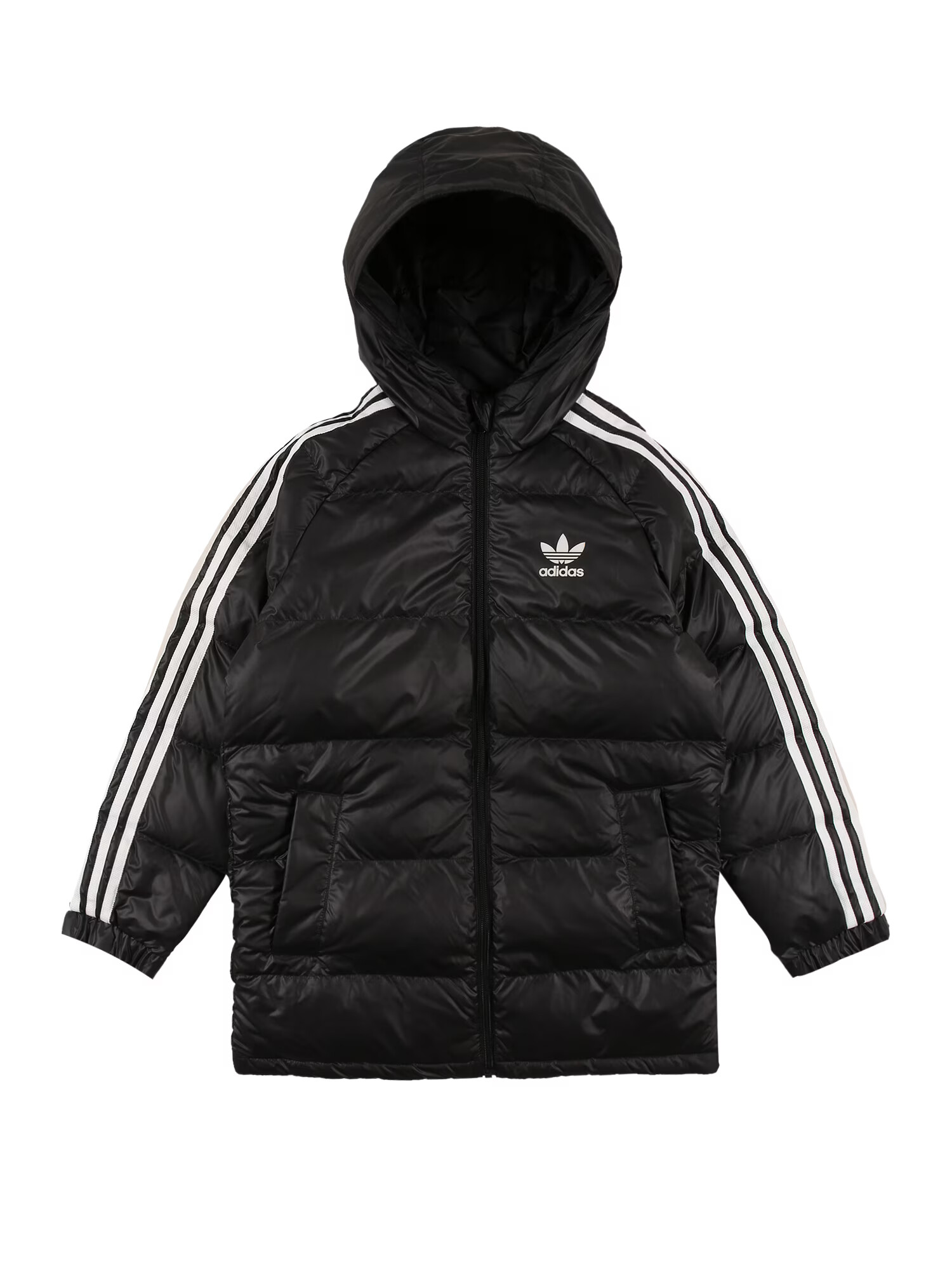 ADIDAS ORIGINALS Зимно яке 'DOWN JACKET' бяло / черно - Pepit.bg