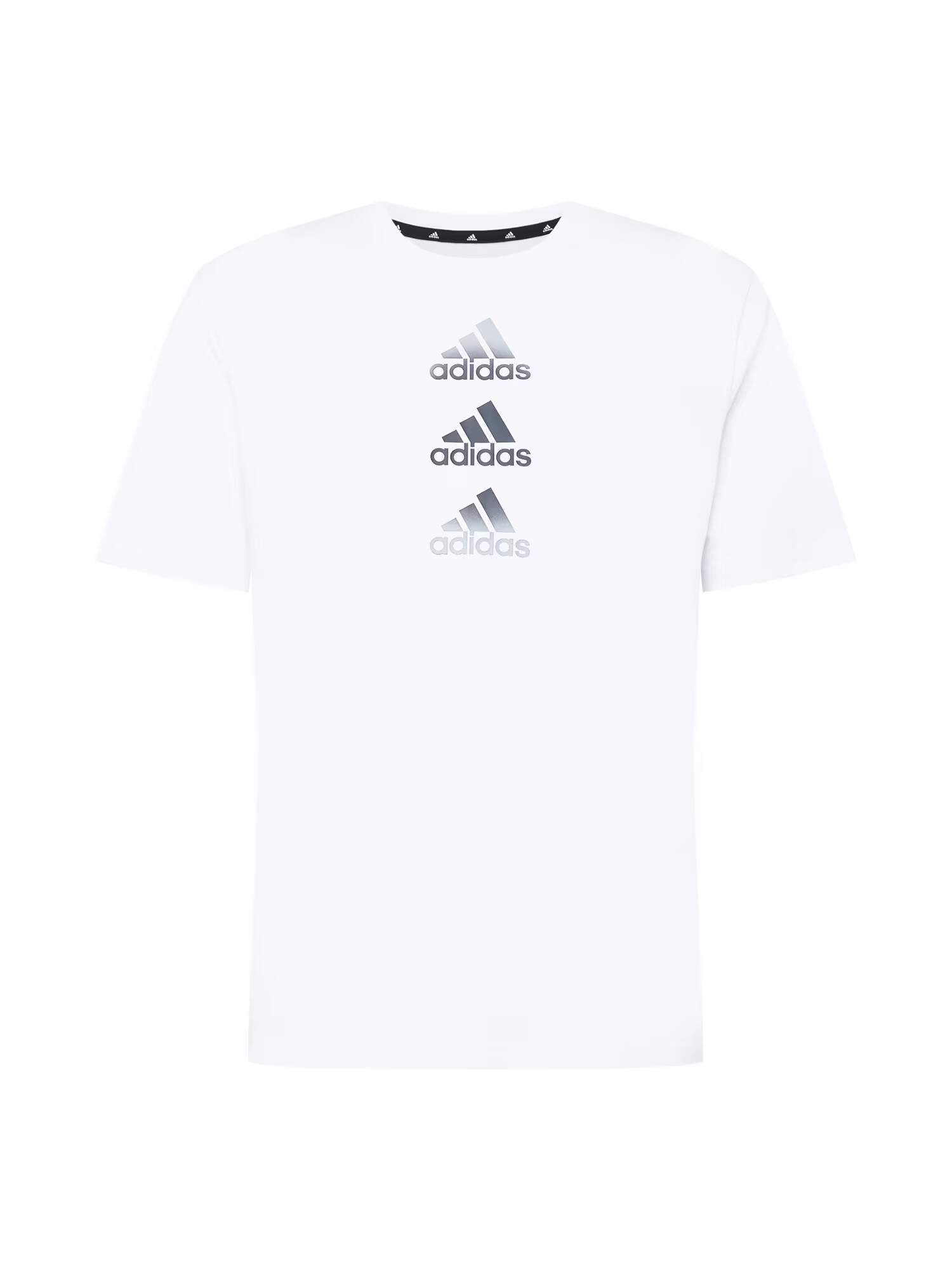 ADIDAS SPORTSWEAR Функционална тениска черно / бяло - Pepit.bg