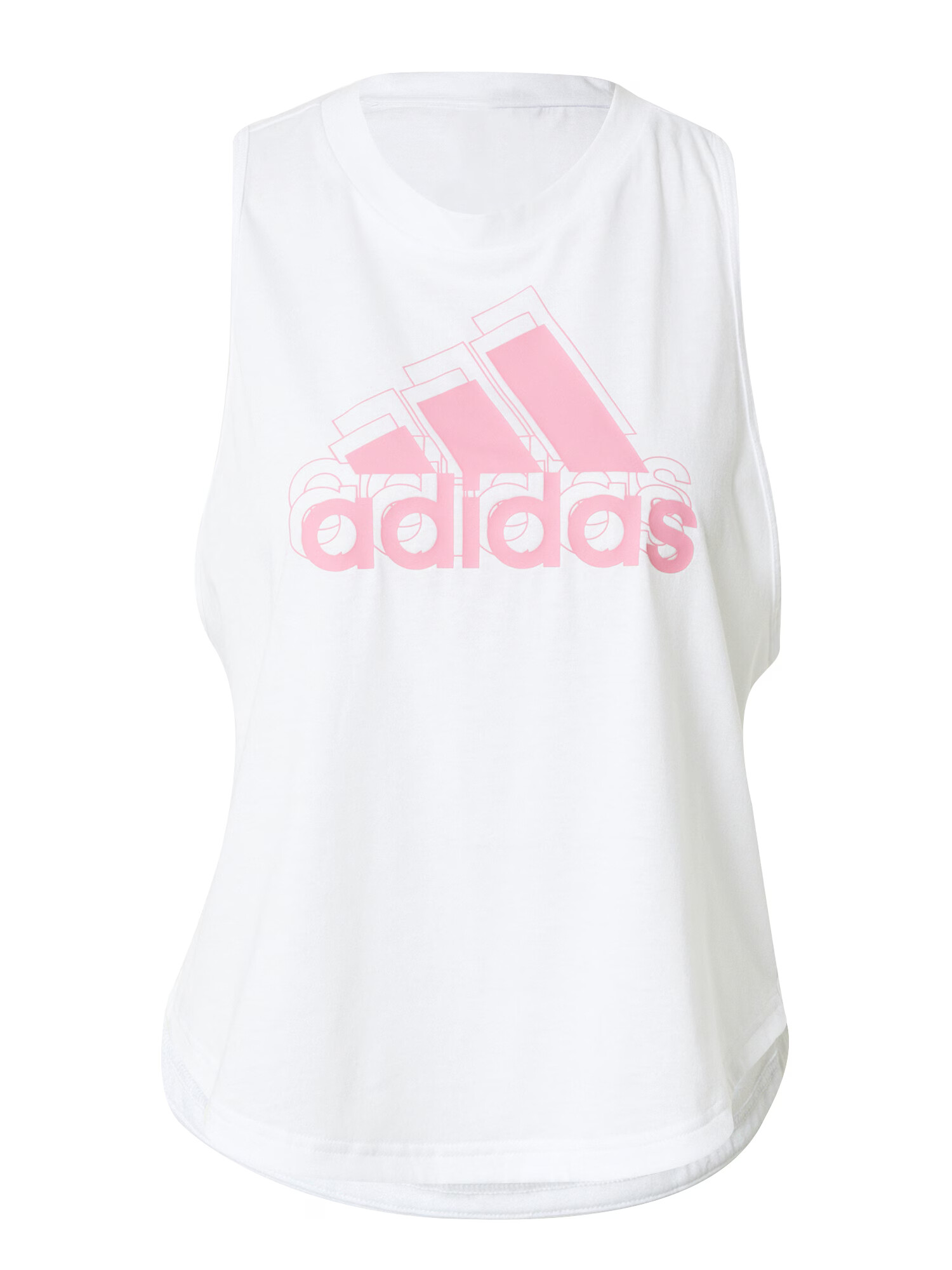 ADIDAS SPORTSWEAR Спортен топ 'Aeroready Logo Graphic Racerback' розово / бяло - Pepit.bg