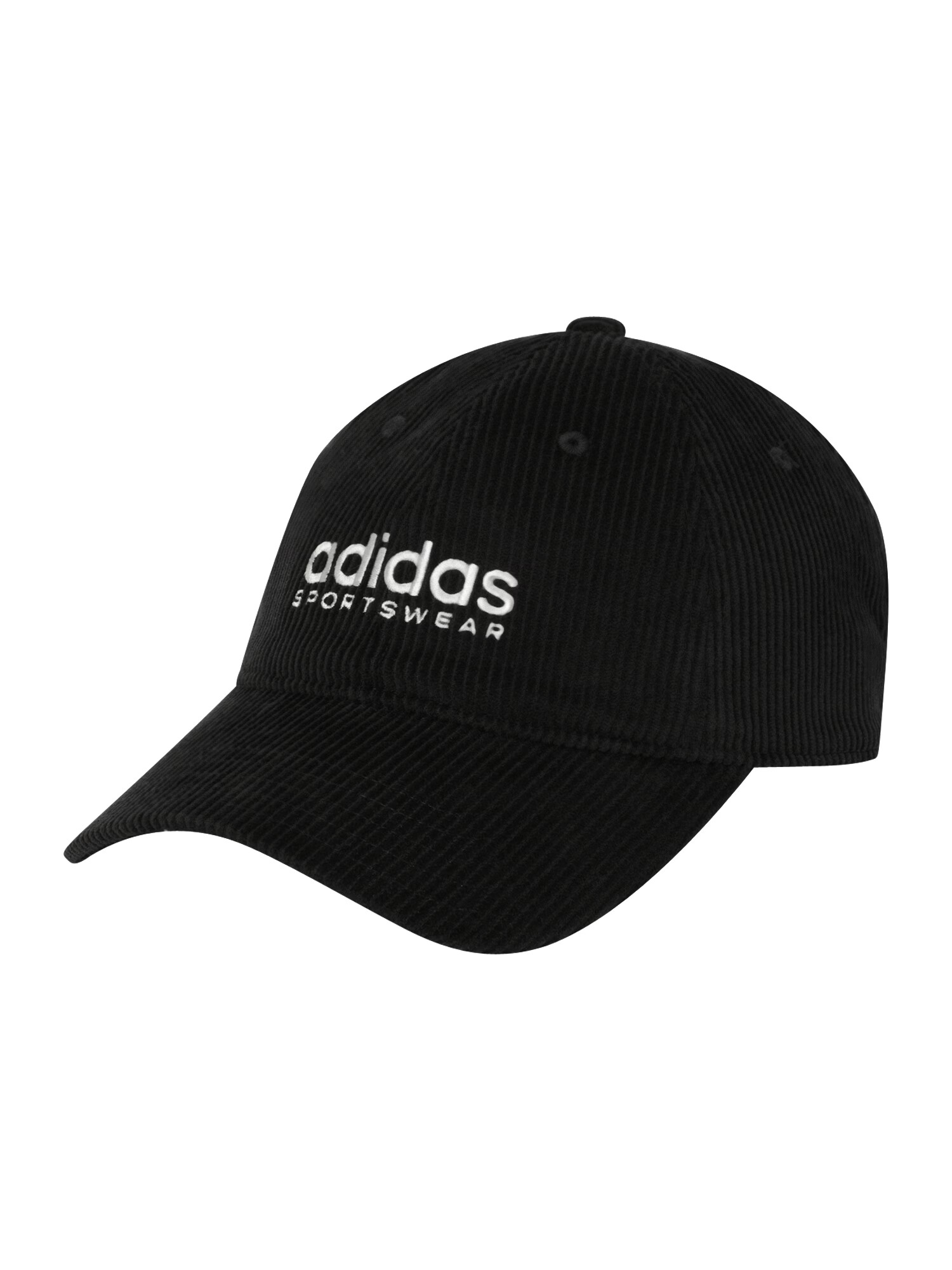 ADIDAS SPORTSWEAR Спортна шапка 'Corduroy Low Dad' черно / бяло - Pepit.bg