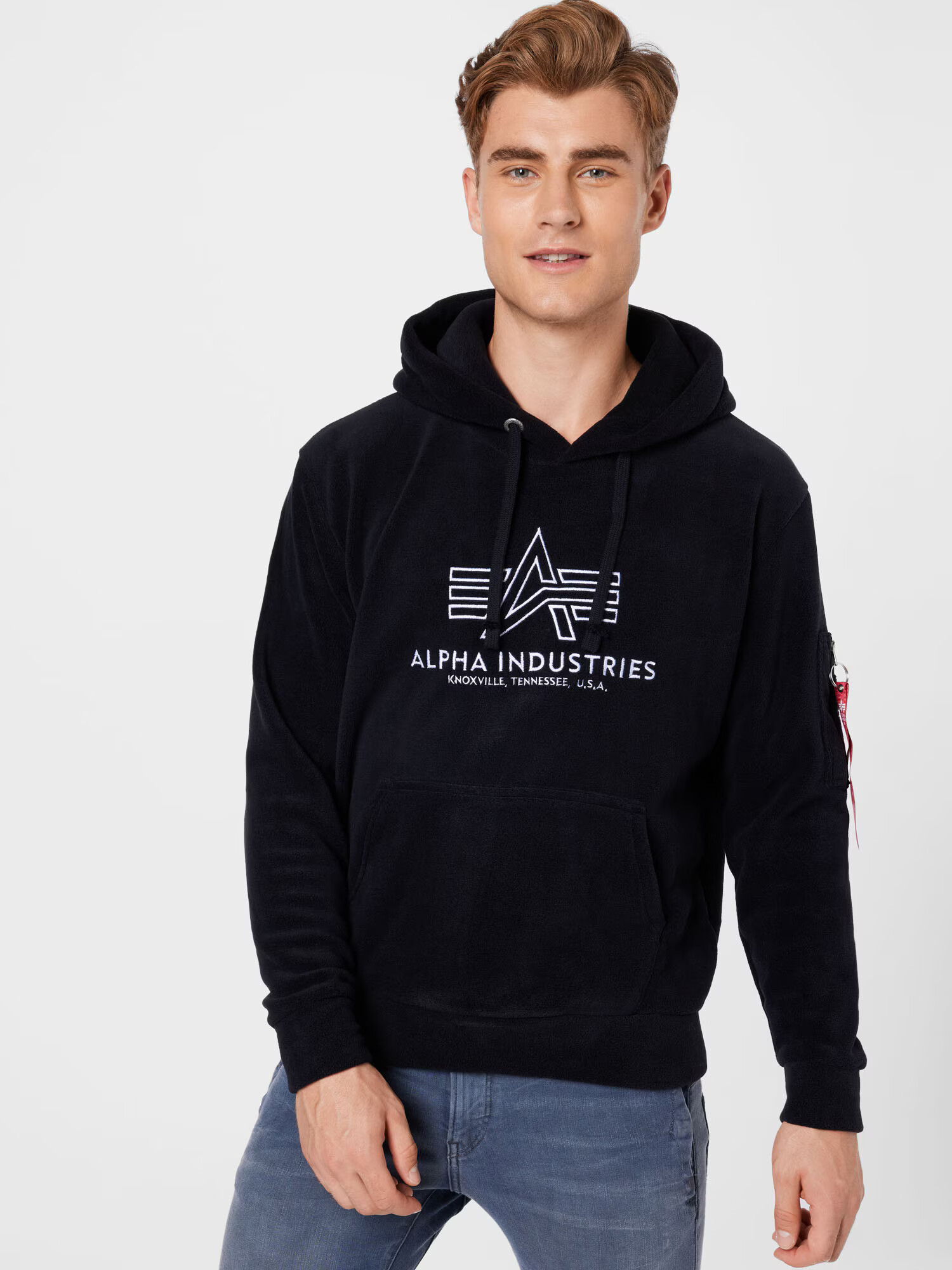 ALPHA INDUSTRIES Суичър черно - Pepit.bg