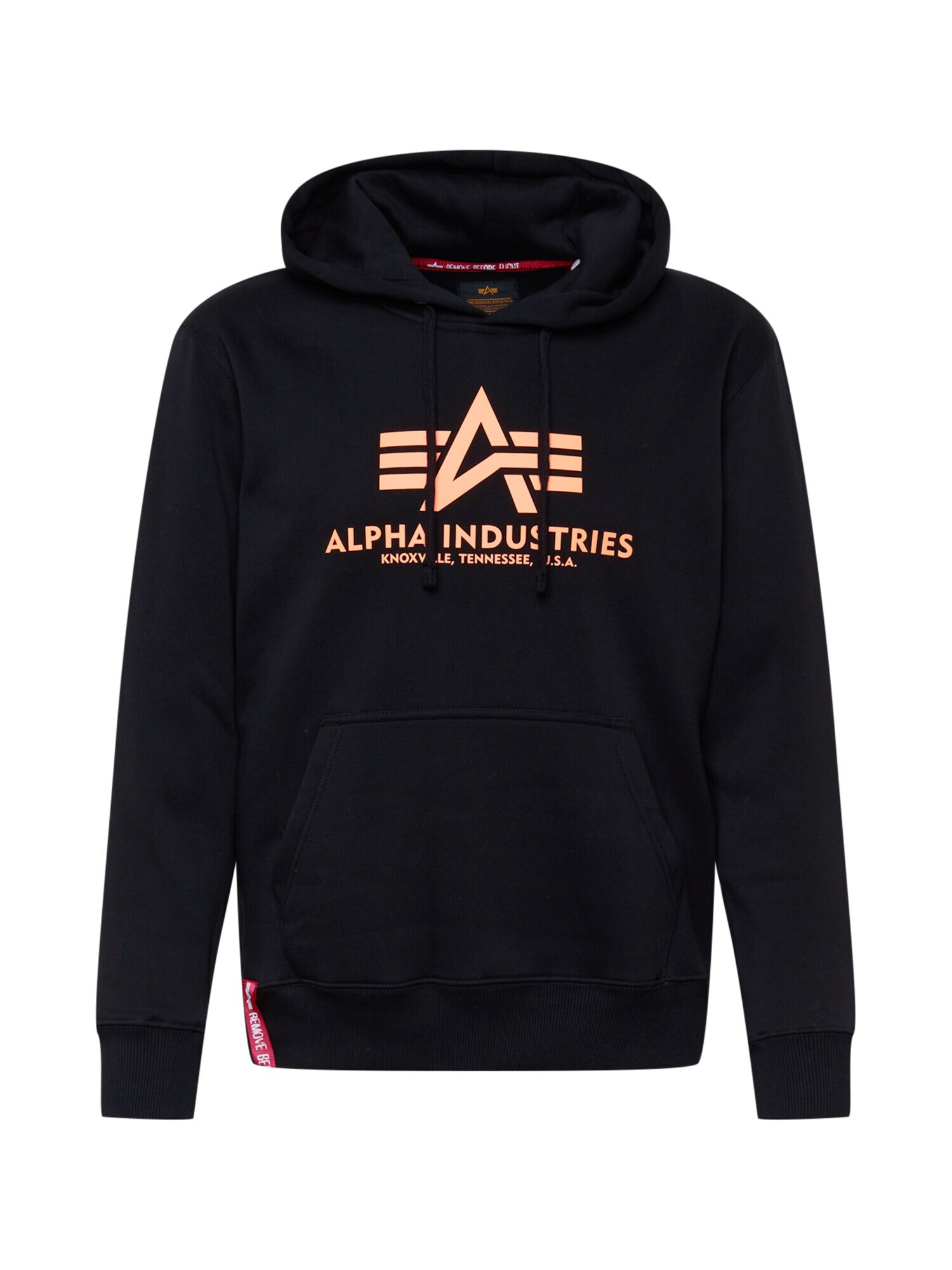 ALPHA INDUSTRIES Суичър праскова / черно - Pepit.bg