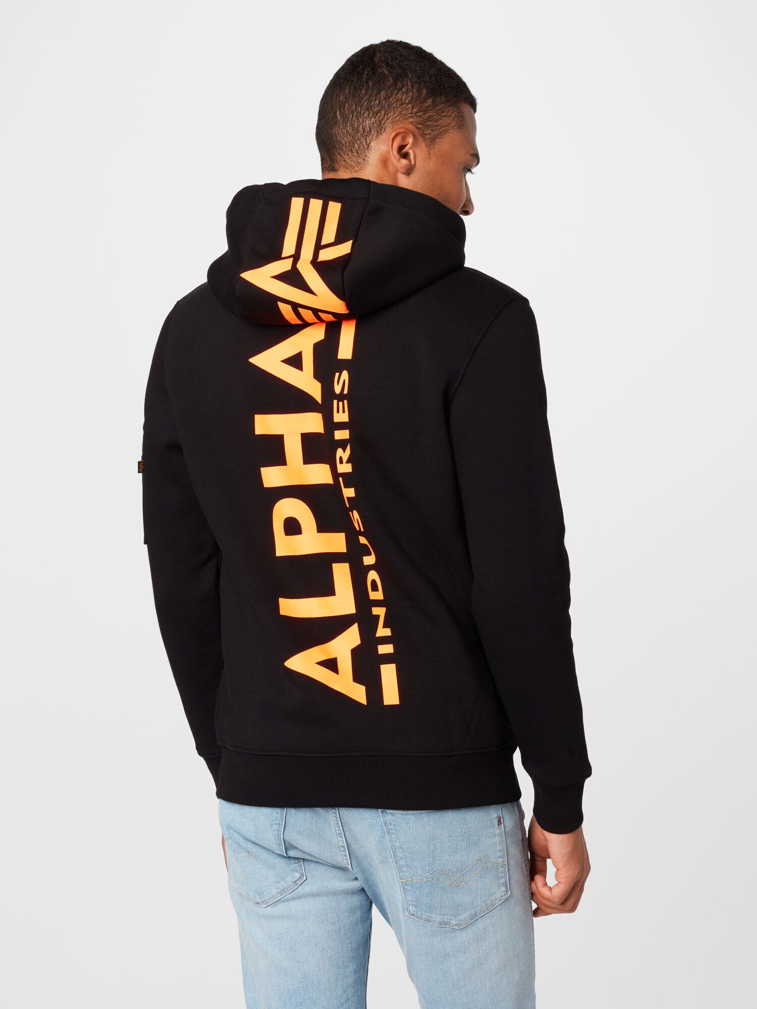 ALPHA INDUSTRIES Суичър златистожълто / бордо / черно - Pepit.bg