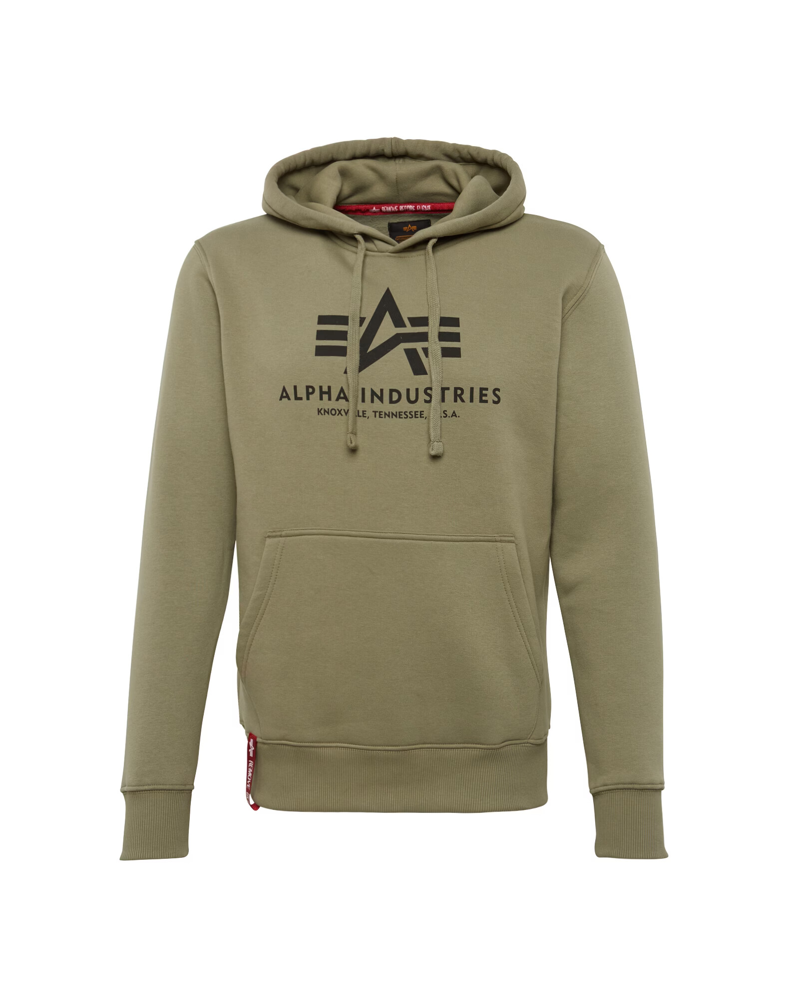 ALPHA INDUSTRIES Суичър маслина / черно - Pepit.bg