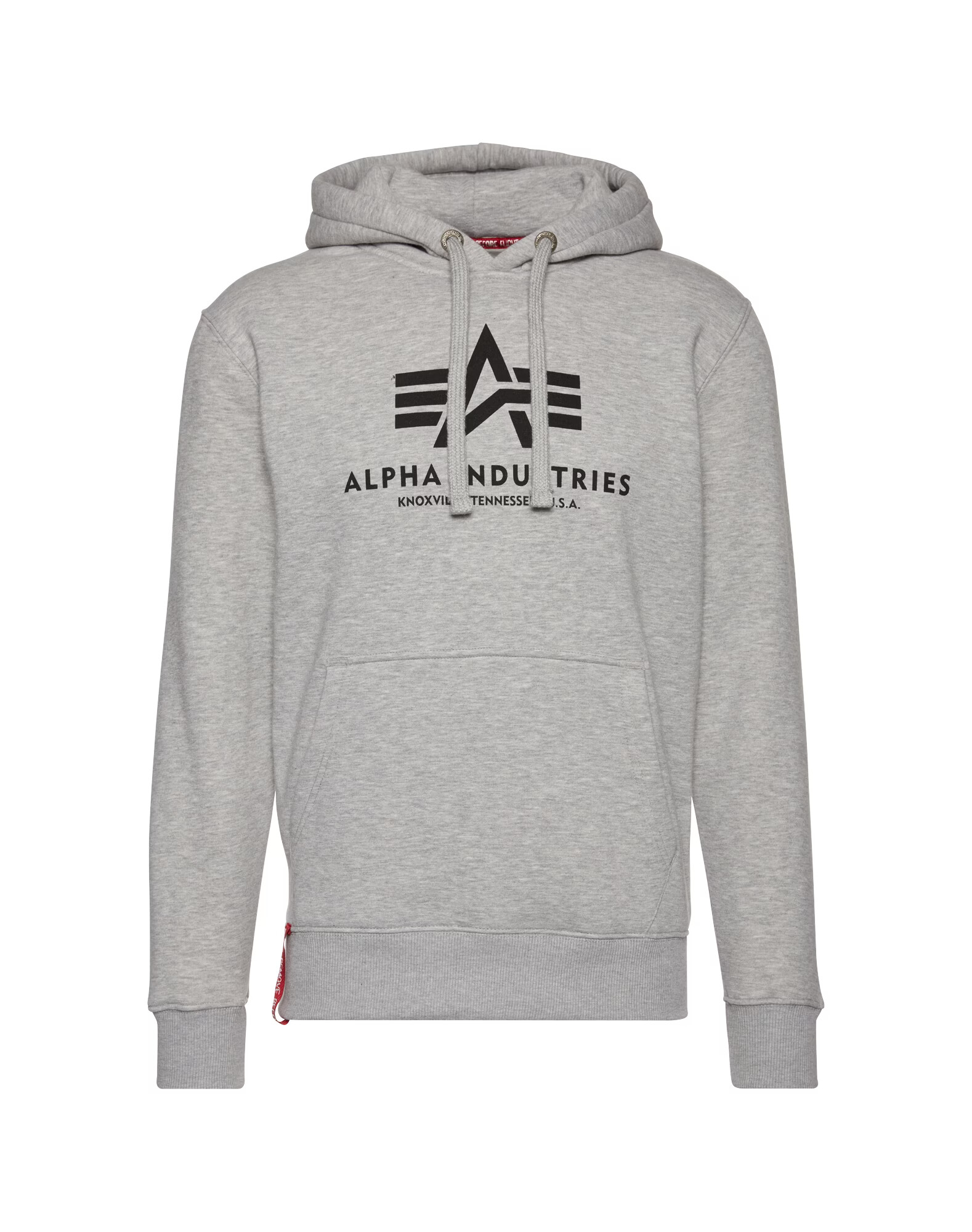 ALPHA INDUSTRIES Суичър сив меланж / черно - Pepit.bg