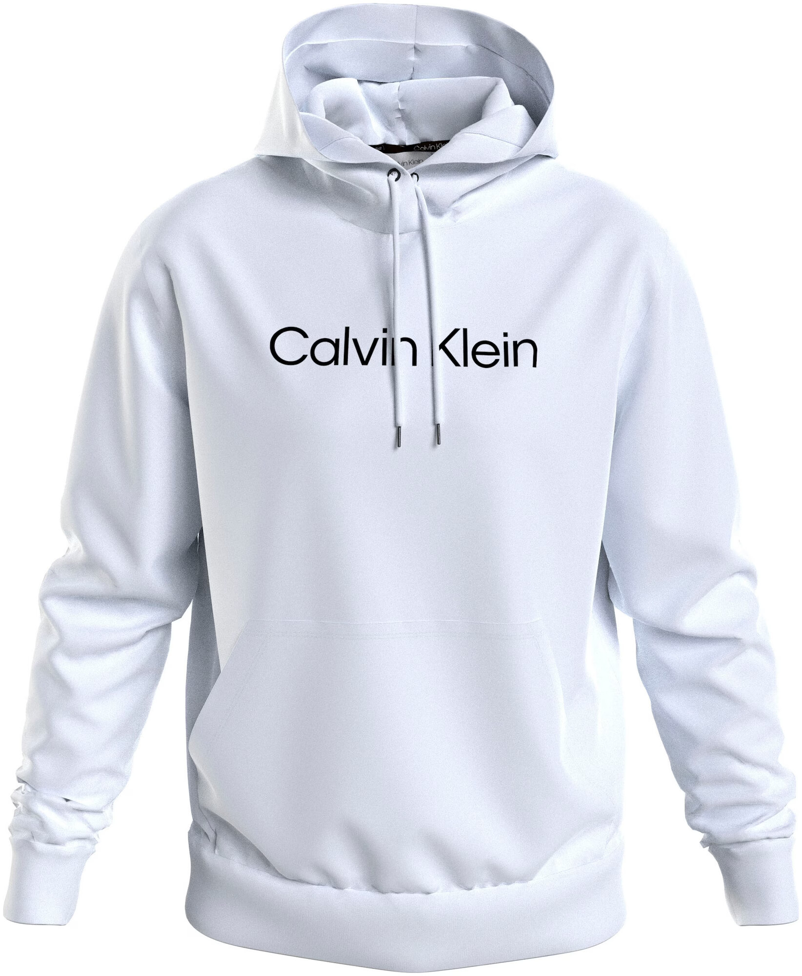 Calvin Klein Big & Tall Суичър черно / бяло - Pepit.bg