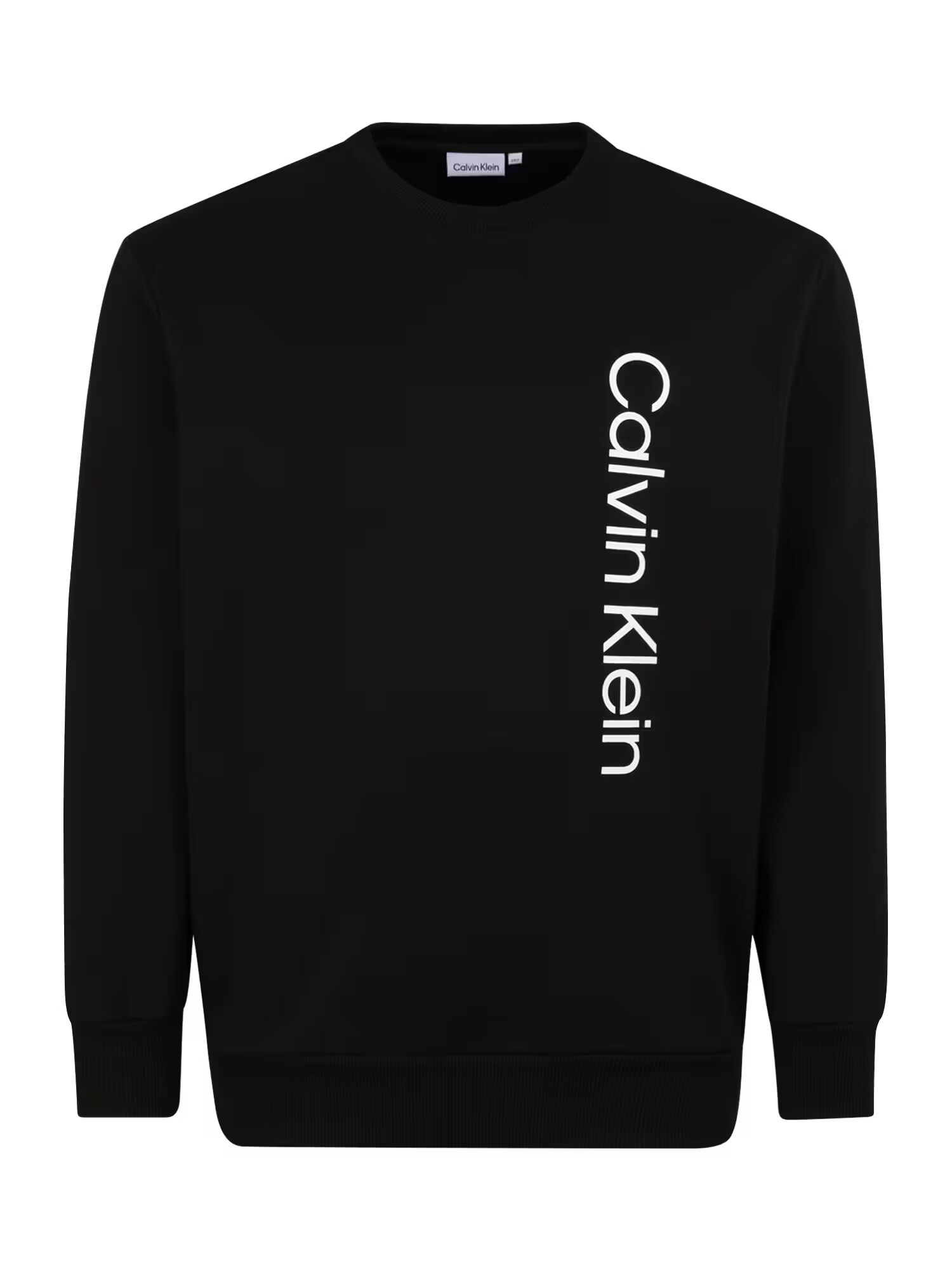 Calvin Klein Big & Tall Суичър черно / бяло - Pepit.bg