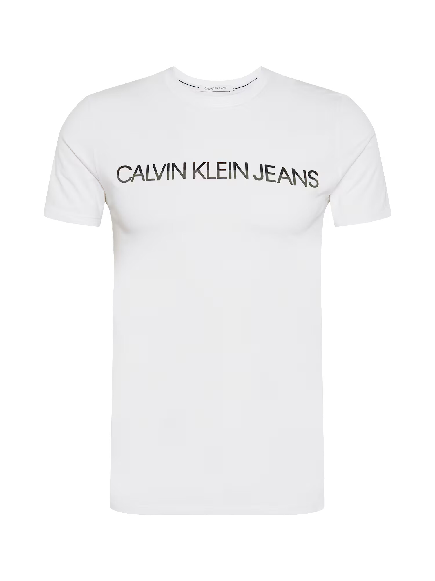 Calvin Klein Jeans Тениска черно / мръсно бяло - Pepit.bg