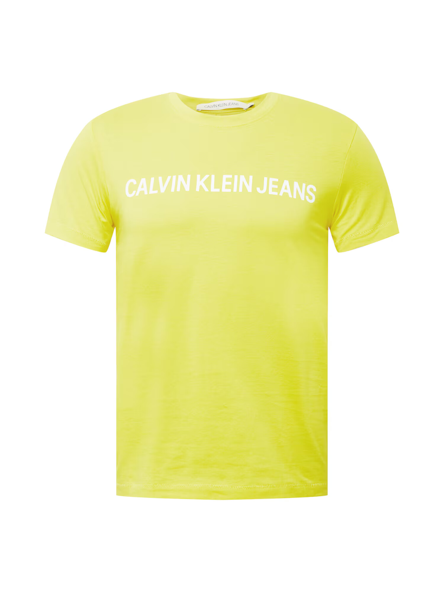 Calvin Klein Jeans Тениска бяло / жълто - Pepit.bg