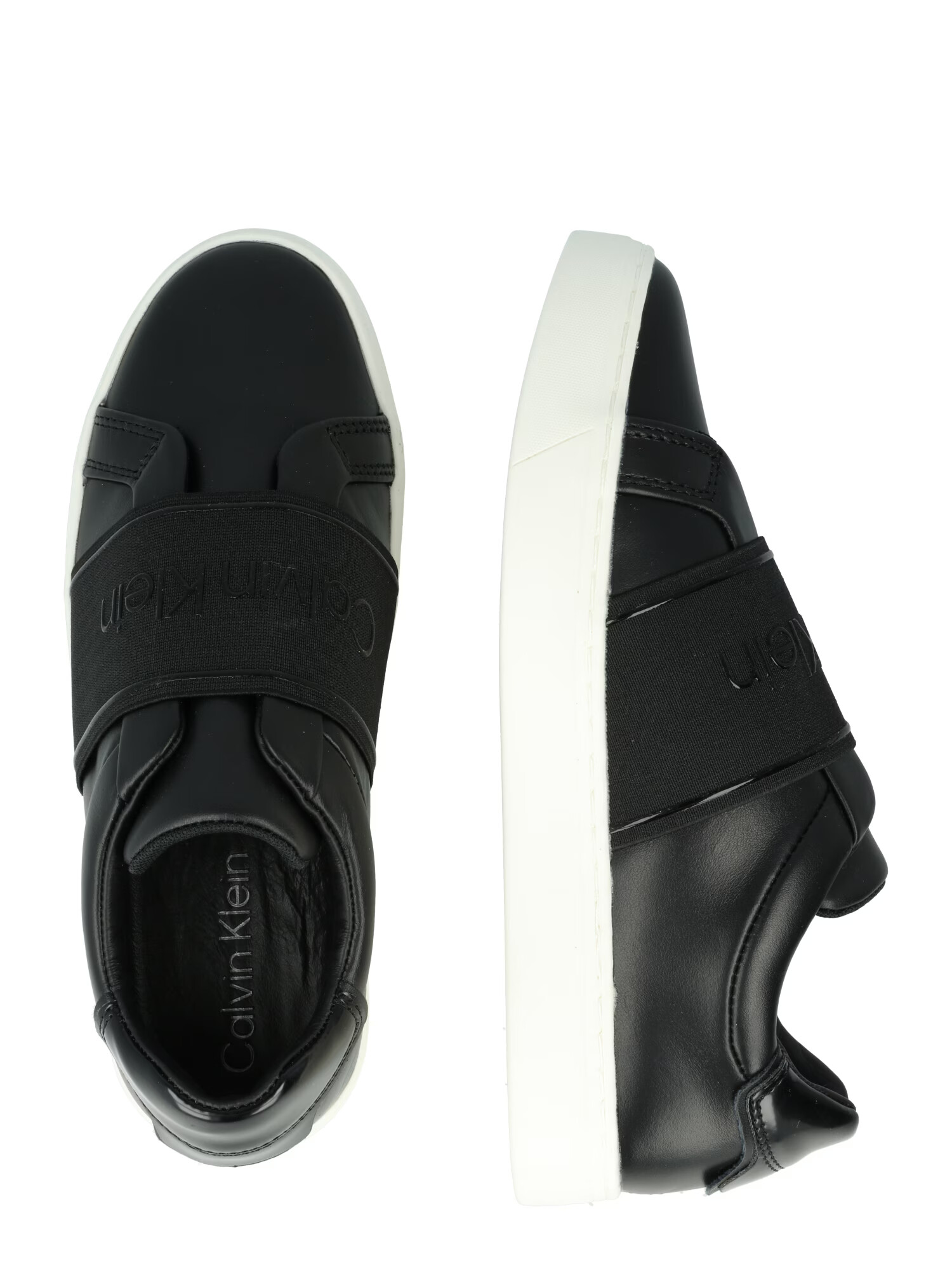 Calvin Klein Спортни обувки Slip On черно - Pepit.bg