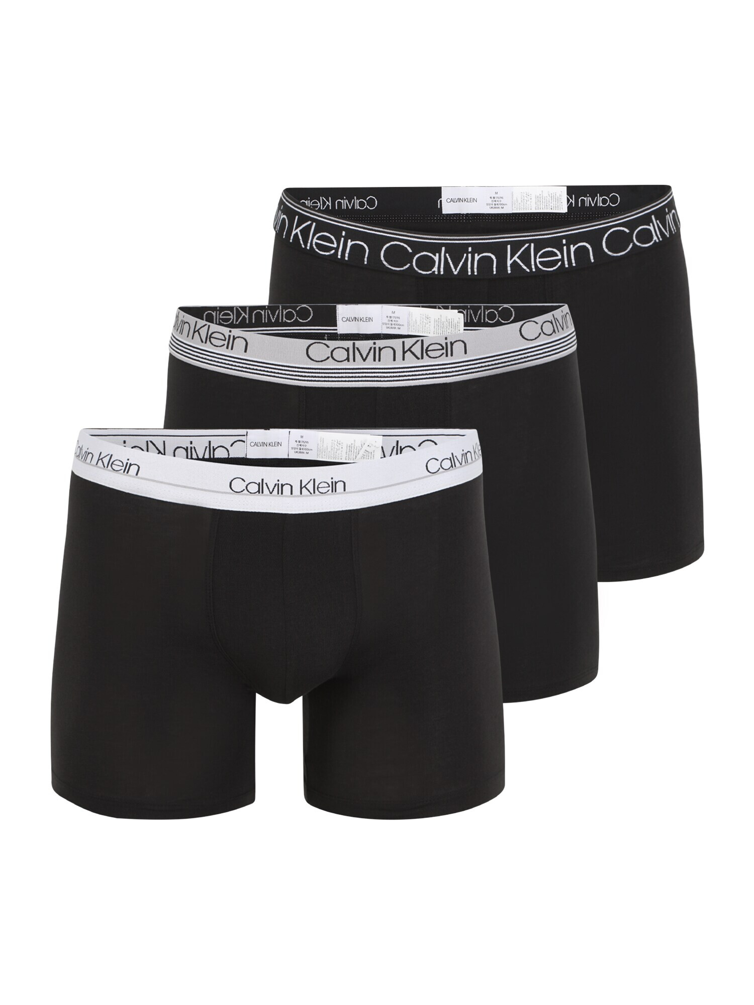 Calvin Klein Underwear Панталон в традиционен стил черно / бяло / сиво - Pepit.bg