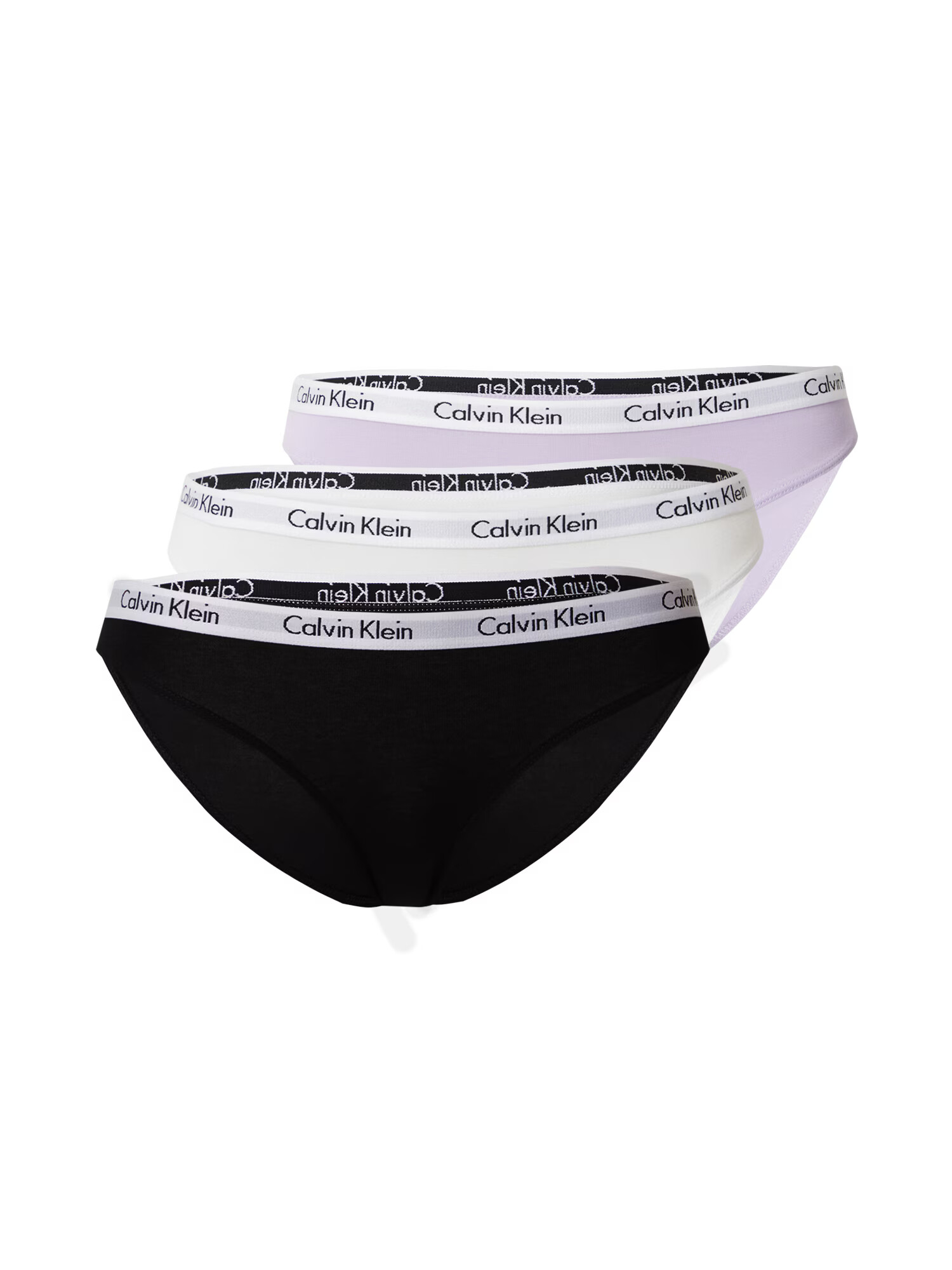 Calvin Klein Underwear Слип люляк / черно / бяло / мръсно бяло - Pepit.bg