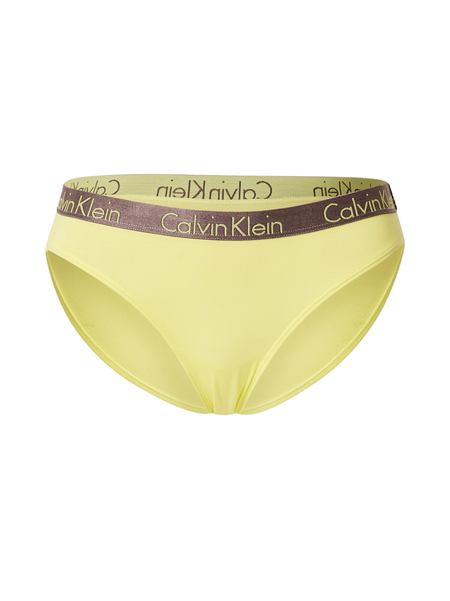 Calvin Klein Underwear Слип неоново жълто / черно - Pepit.bg