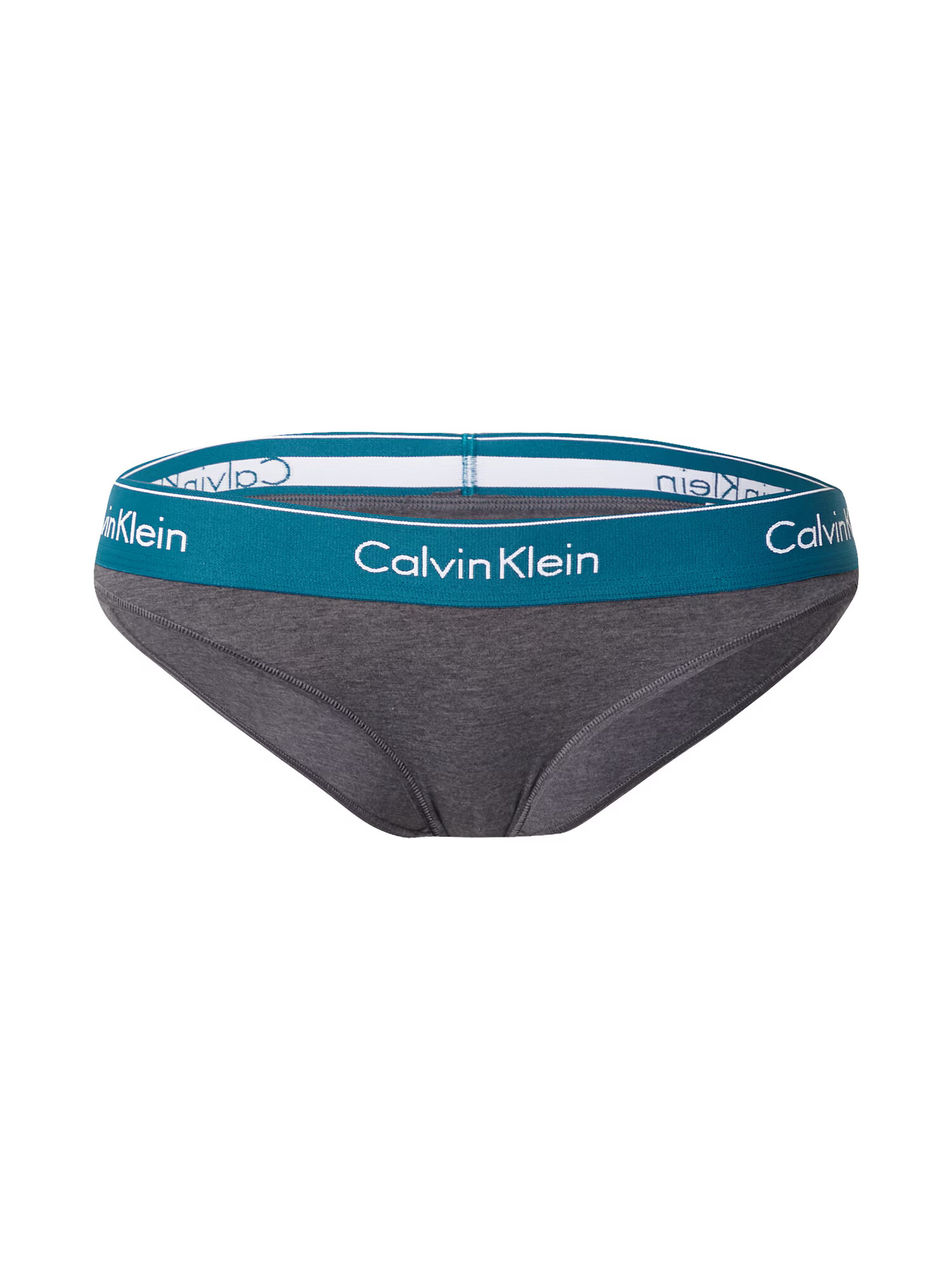 Calvin Klein Underwear Слип тъмносиво / петрол / бяло - Pepit.bg