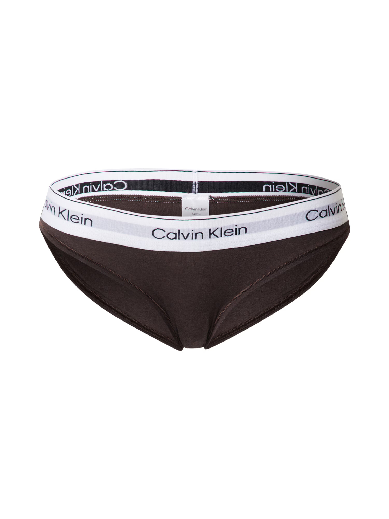 Calvin Klein Underwear Слип умбра / черно / бяло - Pepit.bg