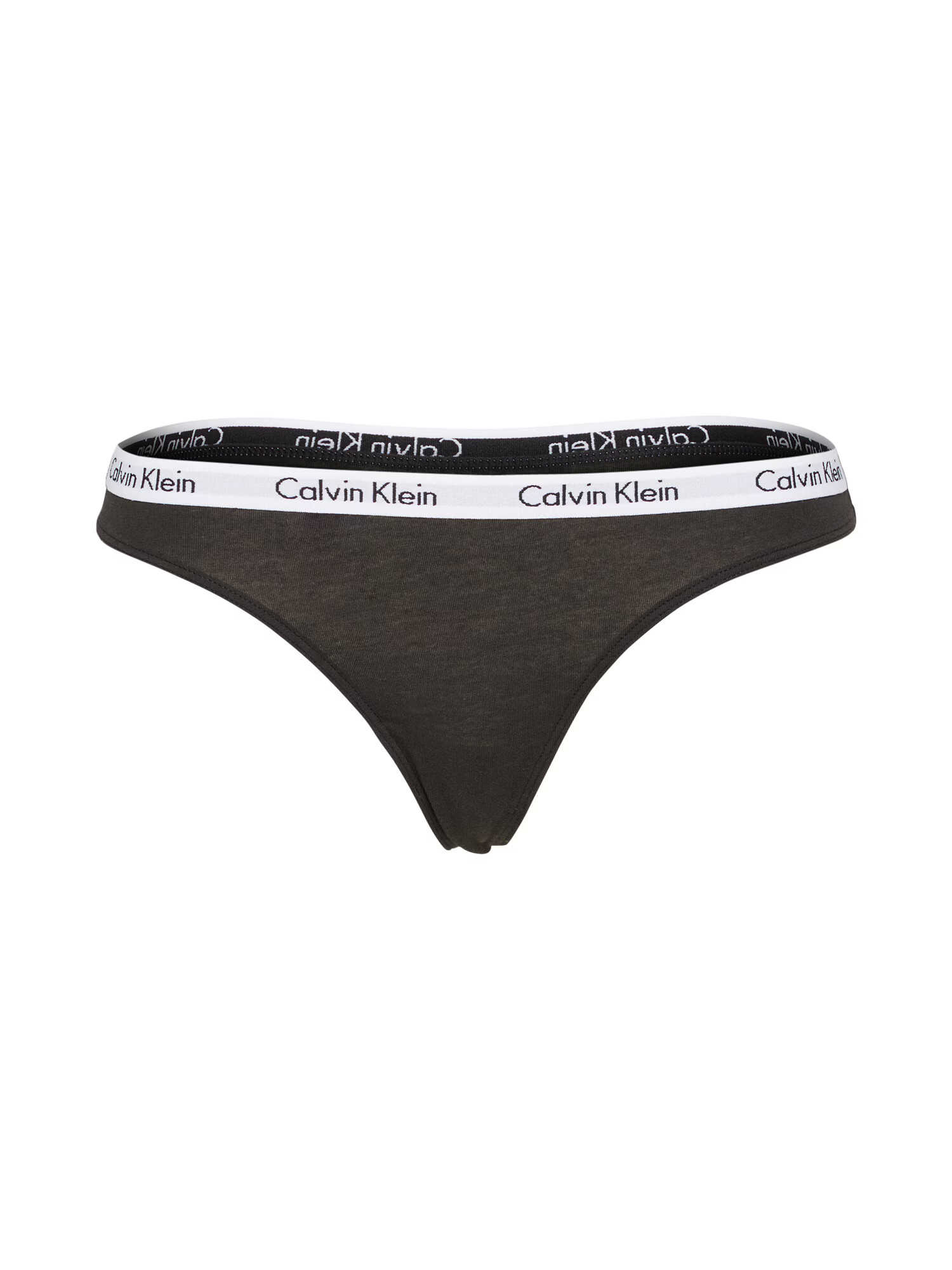 Calvin Klein Underwear Стринг 'Carousel' черно / бяло - Pepit.bg