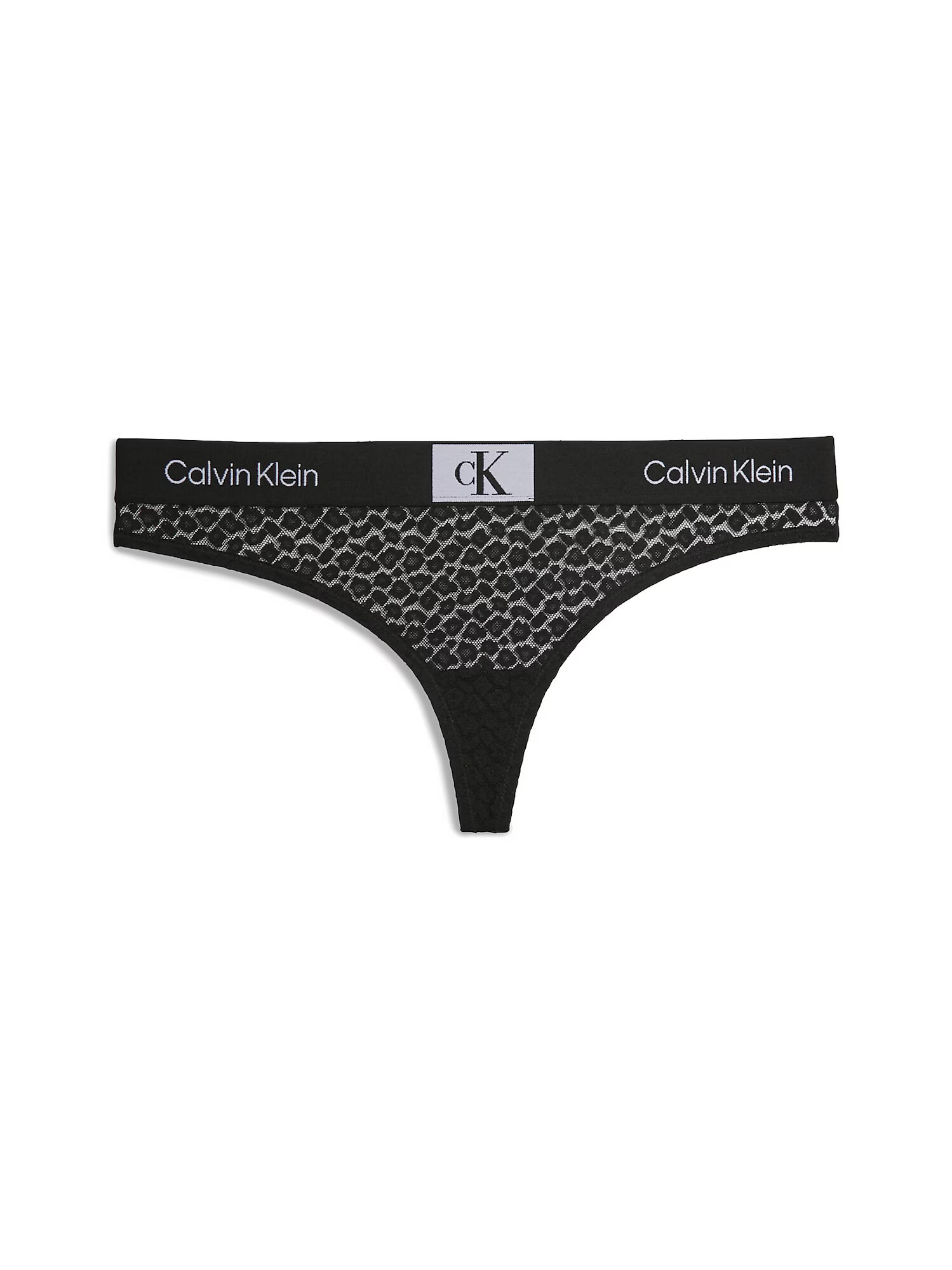 Calvin Klein Underwear Стринг черно / бяло - Pepit.bg