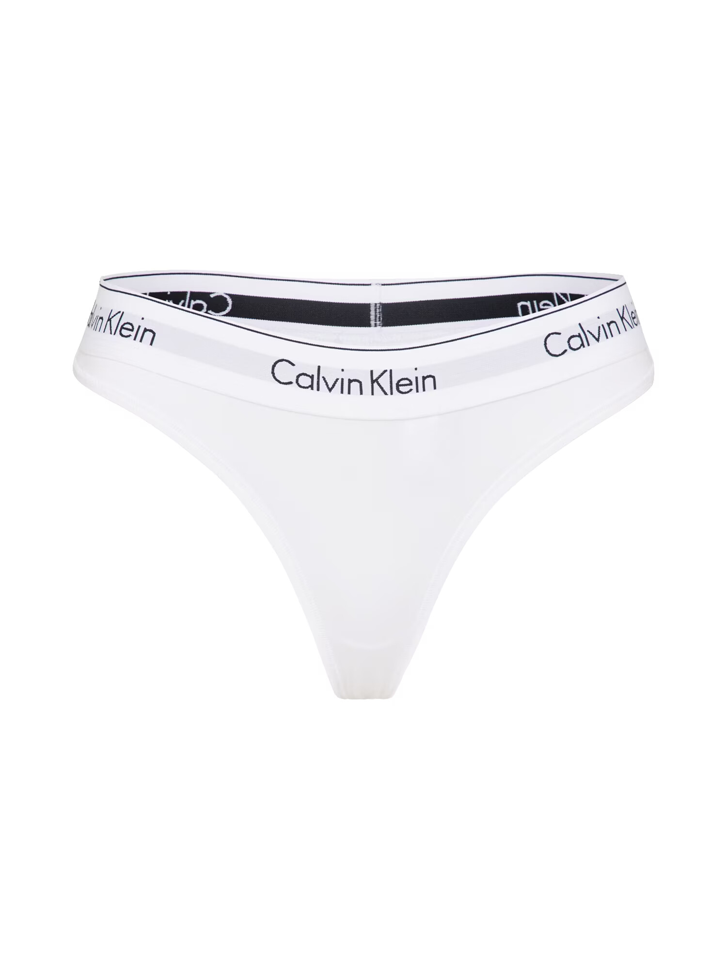 Calvin Klein Underwear Стринг черно / бяло - Pepit.bg