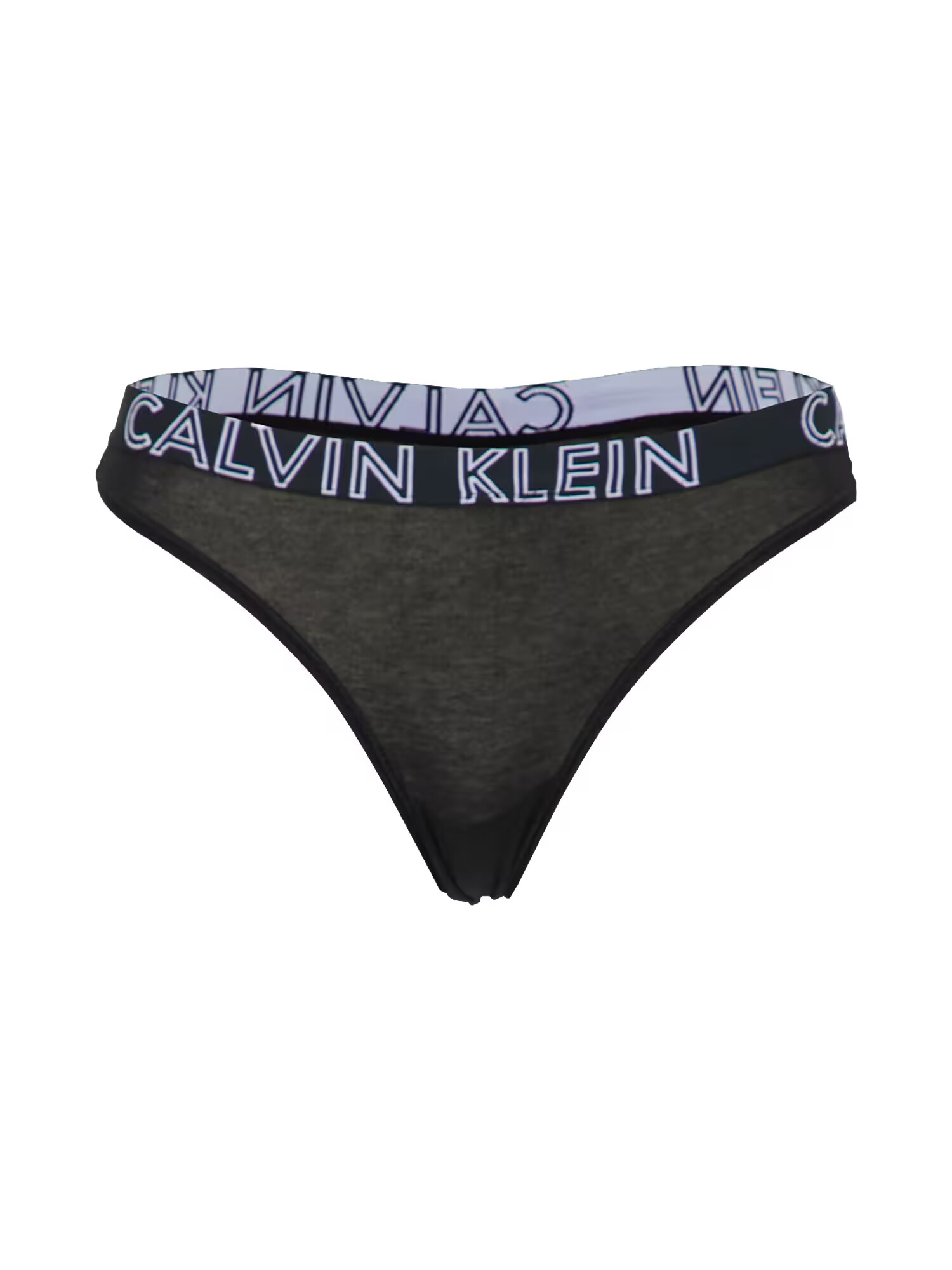 Calvin Klein Underwear Стринг 'THONG' черно - Pepit.bg