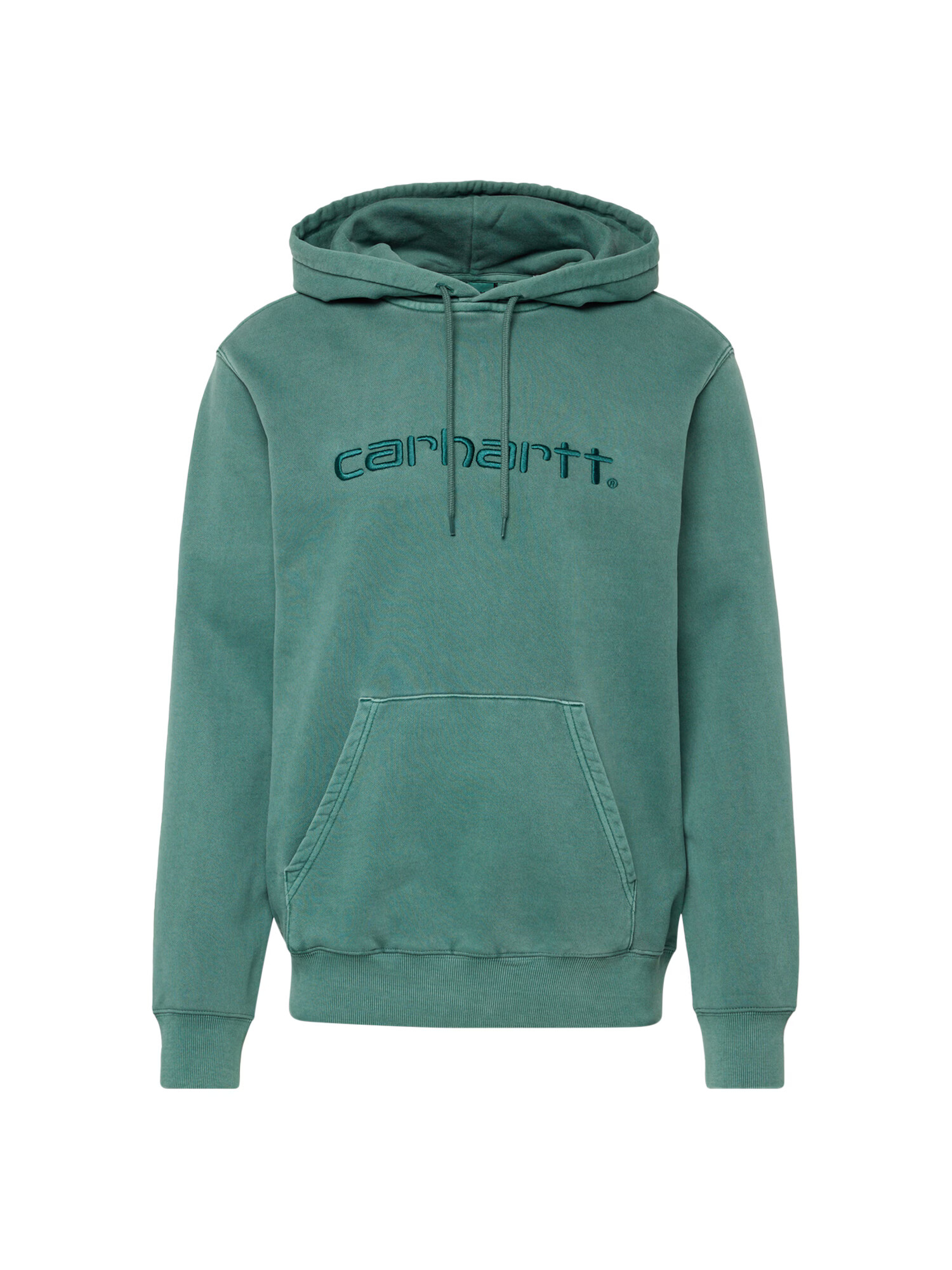 Carhartt WIP Суичър смарагдово зелено / тъмнозелено - Pepit.bg