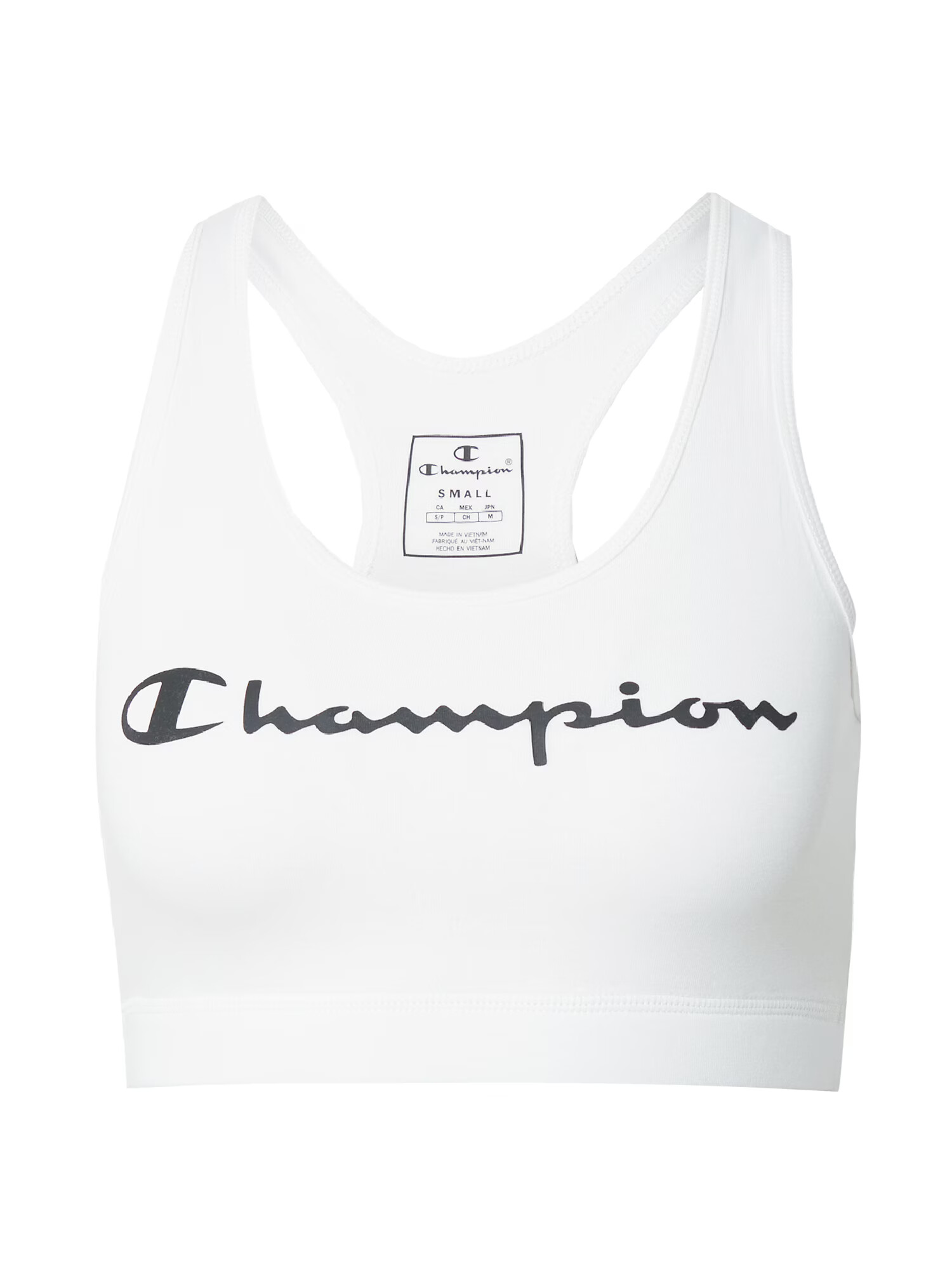 Champion Authentic Athletic Apparel Спортен сутиен черно / бяло - Pepit.bg