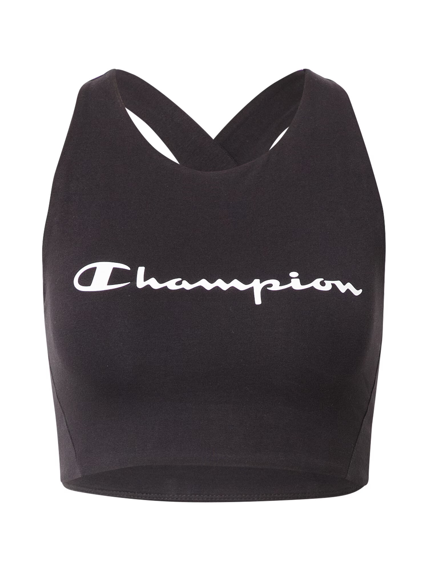 Champion Authentic Athletic Apparel Спортен сутиен черно / бяло - Pepit.bg