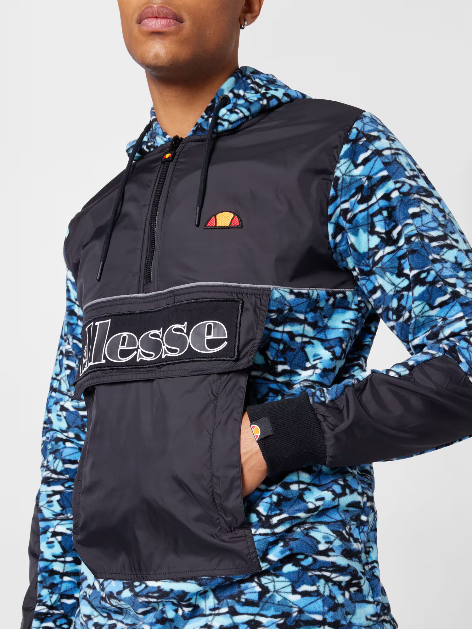 ELLESSE Преходно яке 'Legnos' морскосиньо / небесносиньо / черно / бяло - Pepit.bg