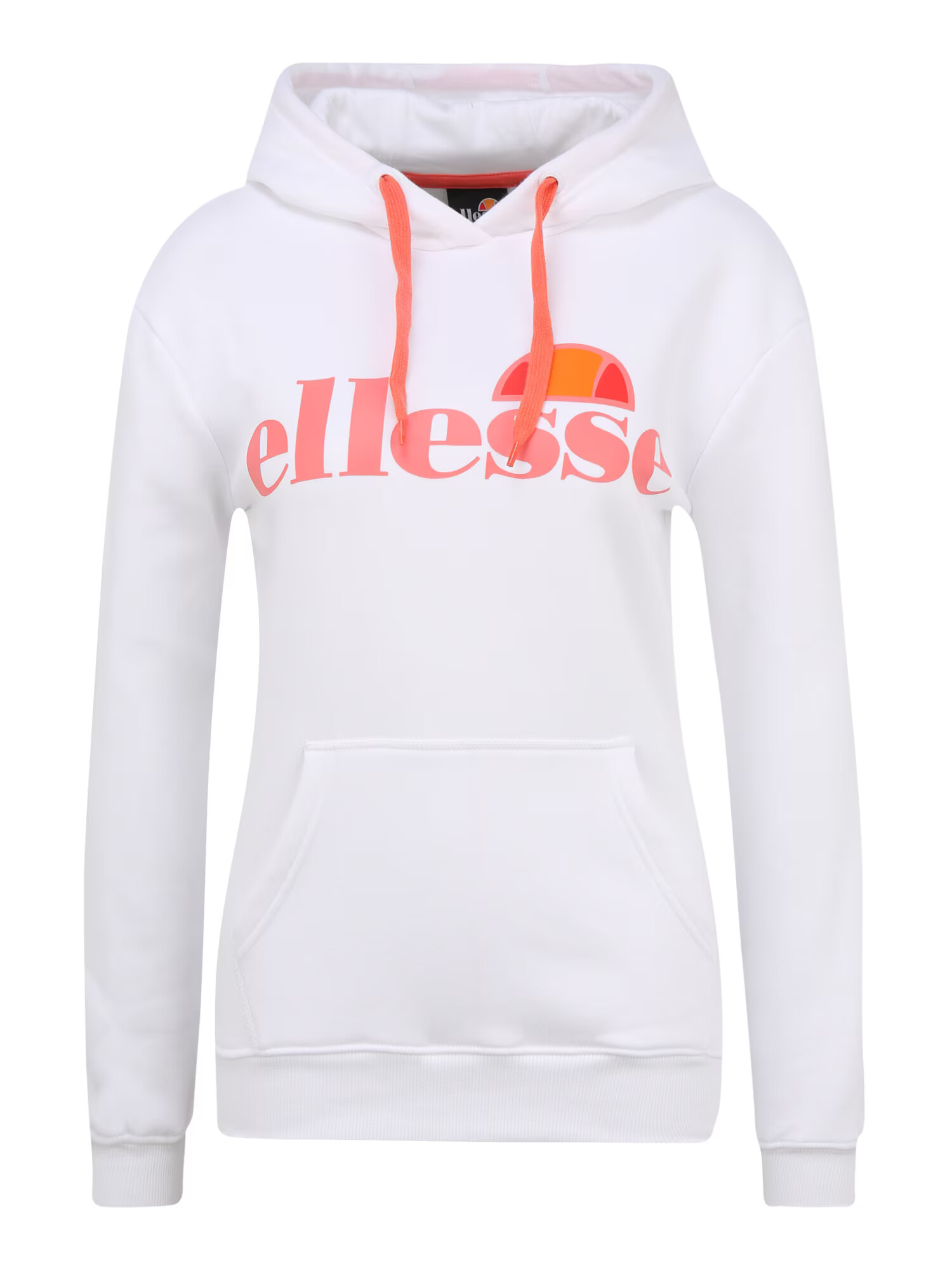 ELLESSE Спортен блузон с качулка 'Elce' естествено бяло / сьомга / оранжево / оранжево-червено - Pepit.bg