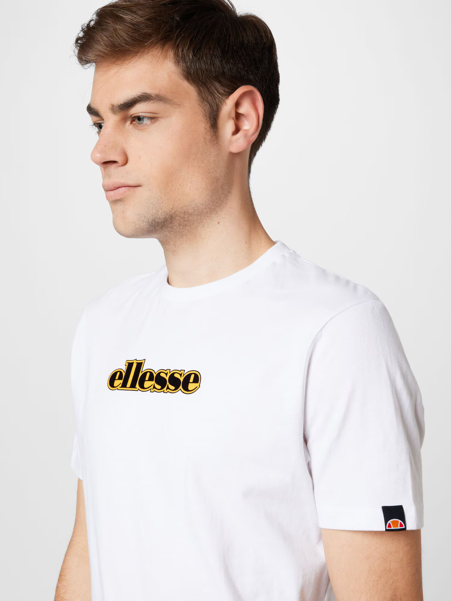 ELLESSE Тениска 'Siebaro' жълто / сребърно / бяло - Pepit.bg